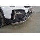 Защита передняя нижняя (двойная) 60,3/42,4 мм ТСС для GAC GS8 2019-2021