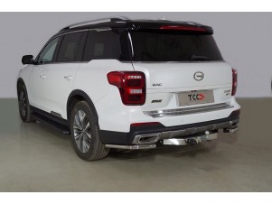 Защита задняя (уголки) 42,4 мм для GAC GS8 2019-2021 GACGS821-21