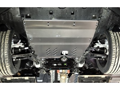 Защита картера и КПП (алюминий) 4мм ТСС для GAC GS8 II Рестайлинг 2021 – н.в.
