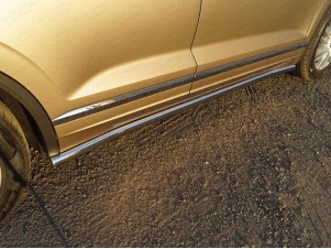 Пороги труба 60 мм для Volkswagen Touareg № VWTOUAR18-34