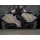 Защита бака и заднего дифференциала алюминий 4 мм комплект 3 шт ТСС для Volkswagen Touareg 2018-2021