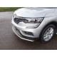 Защита переднего бампера 60 мм ТСС для Renault Koleos 2018-2021