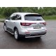 Защита заднего бампера 60 мм ТСС для Renault Koleos 2018-2021