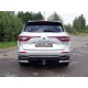 Защита задняя уголки 60 мм ТСС для Renault Koleos 2018-2021