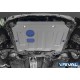 Защита картера + комплект крепежа, Rival, Алюминий, Haval M6,  V-1.5, Робот, передний, 2023-н.в.