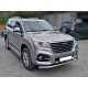 Защита переднего бампера d-60 радиусная одинарная Технотек для Haval H9 2017 – н.в.