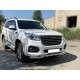 Защита переднего бампера d-60 с доп.накладками Технотек для Haval H9 2017 – н.в.