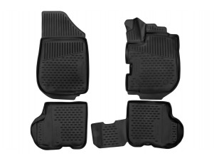 Коврики Element в салон 4 шт полиуретан на Renault Logan MCV № ELEMENT3D01998210k