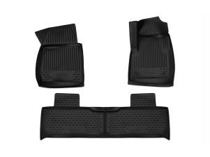 Коврики 3D в салон Element полиуретан 3 шт для UAZ Patriot 3163 № ELEMENT3DA39784210k