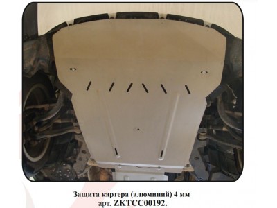 Защита картера ТСС алюминий 4 мм для BMW X5/X6 2013-2019