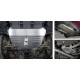 Комплект защиты ТСС, алюминий 4мм для Lexus NX (кроме Turbo) 2017-2021