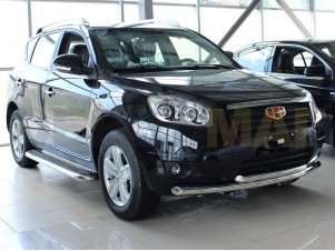 Защита передняя двойная 60-53 мм для Geely Emgrand X7 № GLX7_1.1