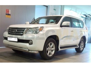 Защита передняя двойная 76-60 мм для Lexus GX460 № GX09 1