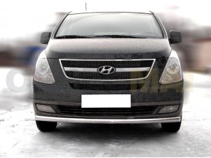 Защита переднего бампера 60 мм для Hyundai H1 Starex № HYH1_1