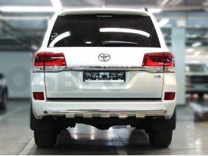 Защита заднего бампера 76 мм с накладками для Toyota Land Cruiser 200 № LCN2015_11.1