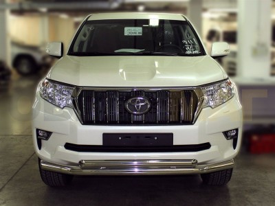 Защита передняя двойная 76-60 мм для Toyota Land Cruiser Prado 150 2017-2020 LCPR17_1.2
