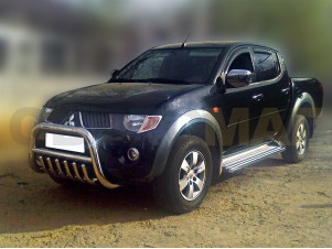 Кенгурин 76 мм с защитой картера 43 мм для Mitsubishi L-200 № MPL14_1