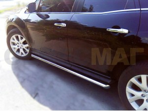 Пороги труба 60 мм для Mazda СX-7 № MSX 3