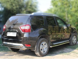 Защита штатного порога 60 мм для Nissan Terrano № NT14_2