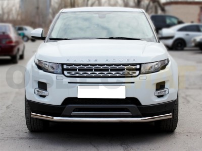 Защита переднего бампера 60 мм с подгибами для Range Rover Evoque 2011-2018