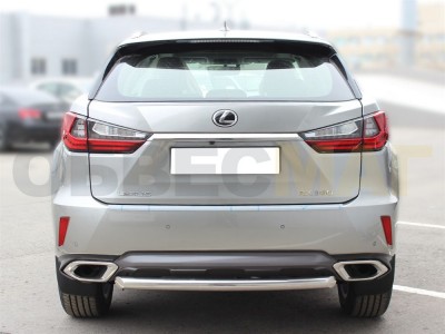 Защита заднего бампера 60 мм для Lexus RX 2015-2021
