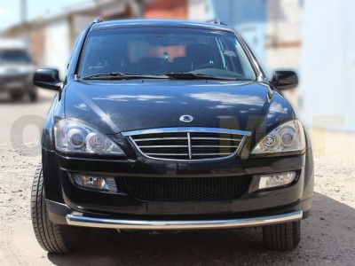 Защита переднего бампера 60 мм для Ssang Yong Kyron 2007-2015