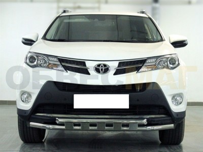 Защита переднего бампера Shark 53 мм для Toyota RAV-4 2013-2015