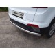 Защита заднего бампера овальная 75х42 мм ТСС для Hyundai Creta 2016-2021