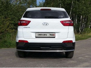 Защита заднего бампера 42 мм для Hyundai Creta № HYUNCRE16-32