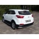 Защита заднего бампера 42 мм ТСС для Hyundai Creta 2016-2021