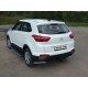 Защита задняя уголки 42 мм ТСС для Hyundai Creta 2016-2021