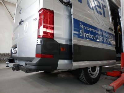 Фаркоп Galia шар А оцинкованный, условно-съемное крепление шара для Volkswagen Crafter 2017-2021