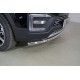 Защита передняя нижняя 42,4 мм ТСС для Changan CS55 2WD 1.5T 2017 – н.в.