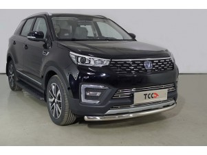 Защита передняя нижняя 60,3 мм для Changan CS55 2WD 1.5T 2017 – н.в. CHANCS5522-09