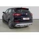 Защита задняя 42,4 мм ТСС для Changan CS55 2WD 1.5T 2017 – н.в.
