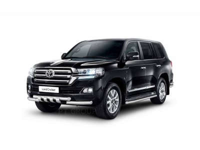 Защита порогов окантовка d=63 мм (НПС) для Toyota Land Cruiser 200 2014-2021