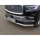 Защита переднего бампера 76 мм ТСС для Infiniti QX80 2018-2021
