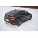 Защита порогов с алюм. площадкой d=51 мм ШАГРЕНЬ (ППК) для Renault Arkana 2019-2022