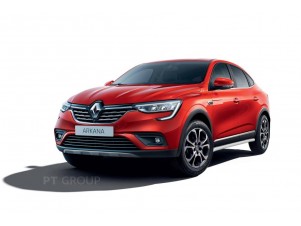 Защита порогов вогнутая d=51 мм ИСКРА (ППК) для Renault Arkana 2019-2022 №RAR330301