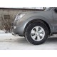 Защита передняя двойная 76-50 мм ТСС для Kia Mohave 2008-2016