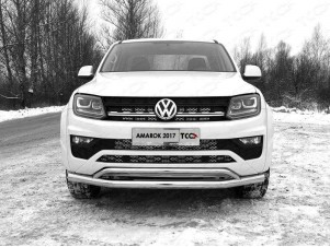 Защита передняя двойная 76-42 мм для Volkswagen Amarok № VWAMAR17-32