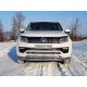 Защита передняя двойная 76-75 мм ТСС для Volkswagen Amarok 2016-2021