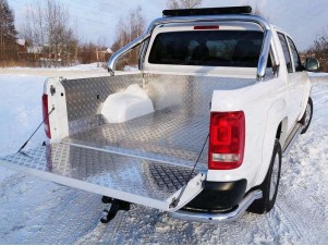 Защита кузова со светодиодной фарой 76 мм для Volkswagen Amarok № VWAMAR17-15