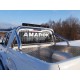 Защита кузова и заднего стекла со светодиодной фарой 76 мм ТСС для Volkswagen Amarok 2016-2021
