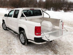 Защита кузова 75х42 мм для Volkswagen Amarok № VWAMAR17-21
