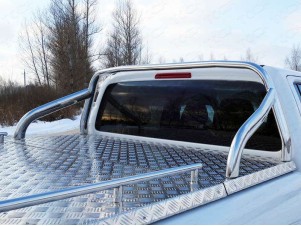 Защита кузова на крышку 75х42 мм для Volkswagen Amarok № VWAMAR17-17