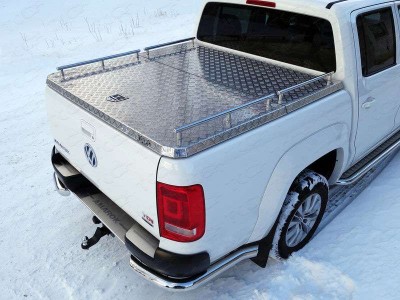 Рейлинг короткий комплект ТСС для Volkswagen Amarok 2016-2021