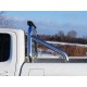 Защита кузова и заднего стекла со светодиодной фарой 76 мм ТСС для Volkswagen Amarok 2016-2021
