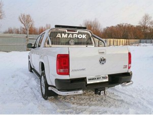 Защита задняя уголки 76 мм для Volkswagen Amarok № VWAMAR17-36