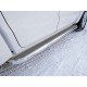 Пороги с площадкой нержавеющий лист 60 мм ТСС для Volkswagen Amarok 2016-2021
